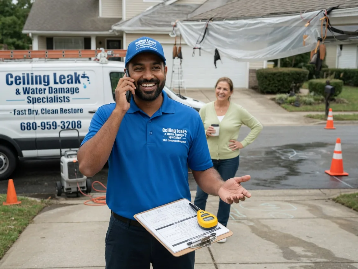 Ceiling Leak Cleanup Stanwood, IA FAQs